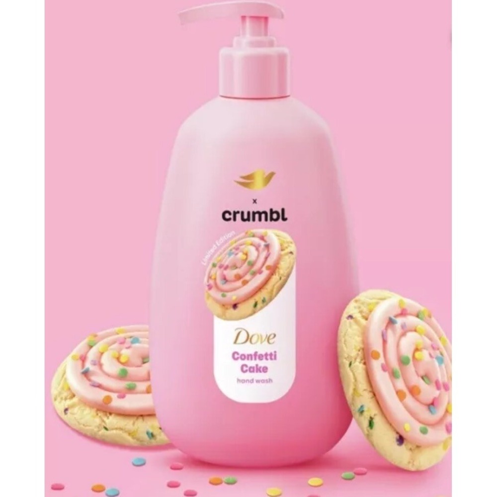 Dove Crumbl Moisturizing Liquid Hand Wash confetti Cookie  Limited Edition